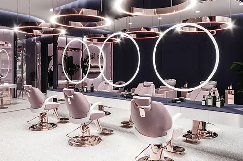 Beauty salons、Spa & barbershops