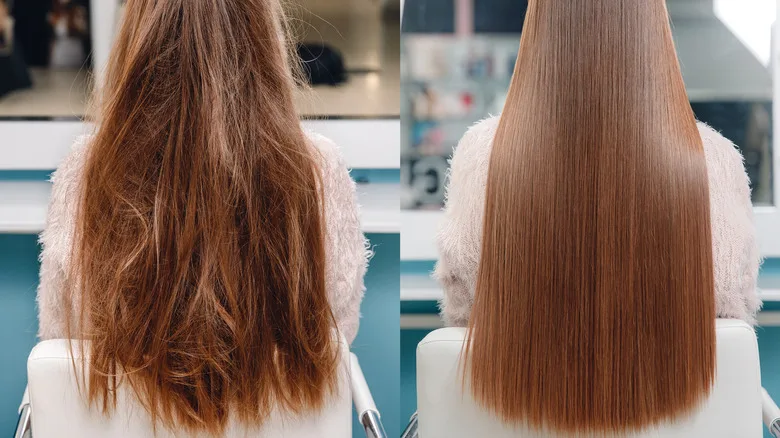 Keratin Shampoo Repairs Damaged Hair