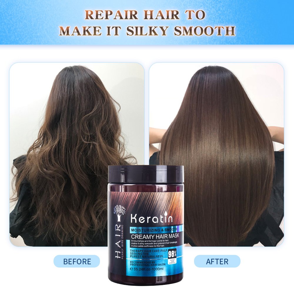 Salon Cream Keratin Organic Hair Mask (5)