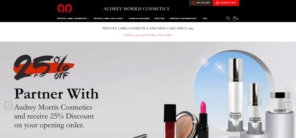 Audrey Morris Cosmetics – Best for Exclusive Collaboration