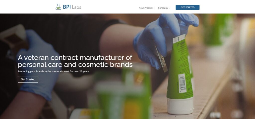 BPI Labs – Best for Full‑Service Personal Care Manufacturing