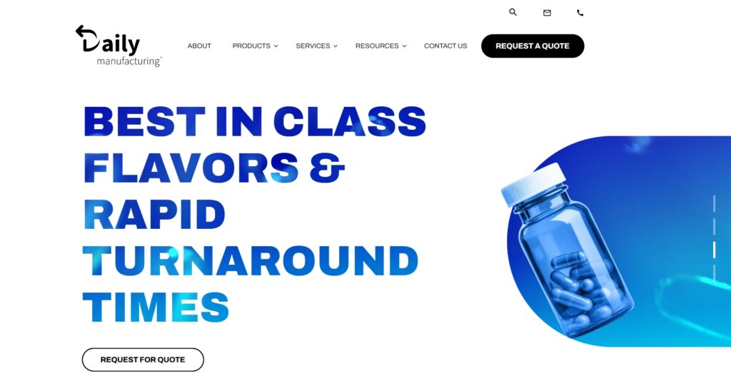 Daily Manufacturing – Best for Comprehensive Contract Manufacturing