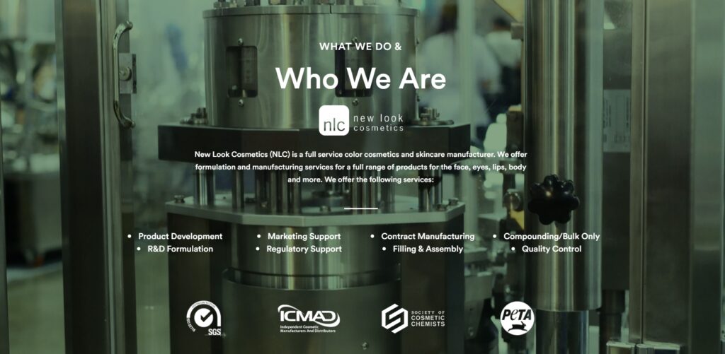 New Look Cosmetics - Meilleur pour la R&D de pointe